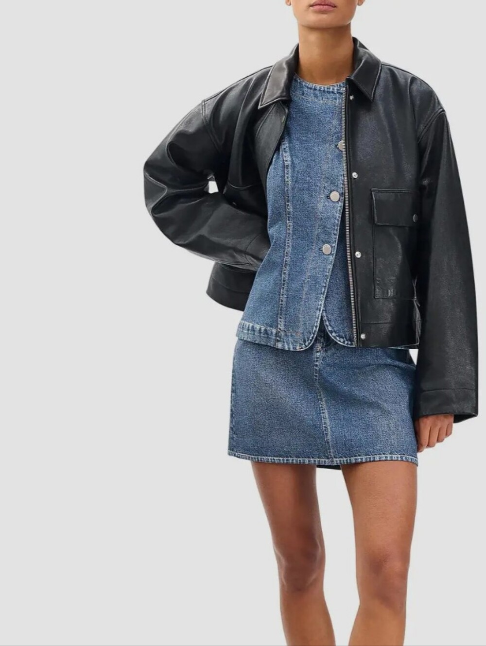 RAG & BONE Size 2 Miramar Olivia Denim Vest Msrp $348